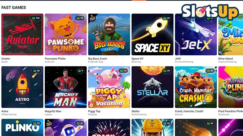 20Bet เกมที่รวดเร็ว
