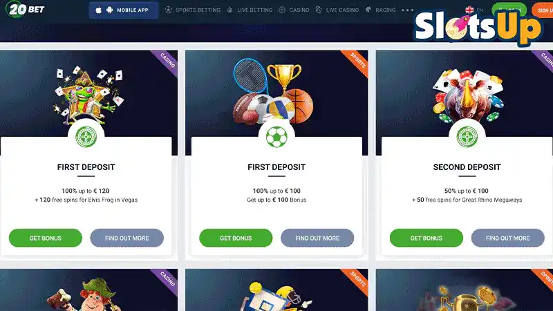โปรโมชั่น 20Bet
