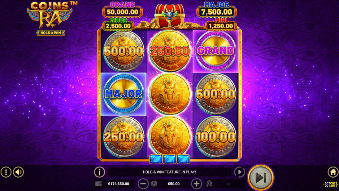 Coins of Ra Hold and Win 