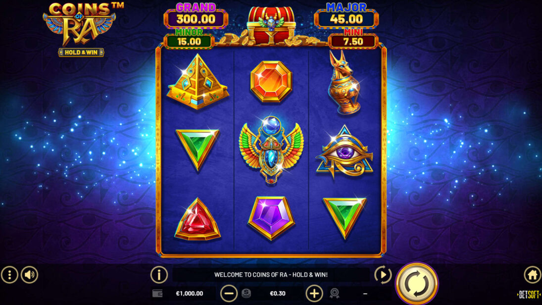 Coins of Ra main game 