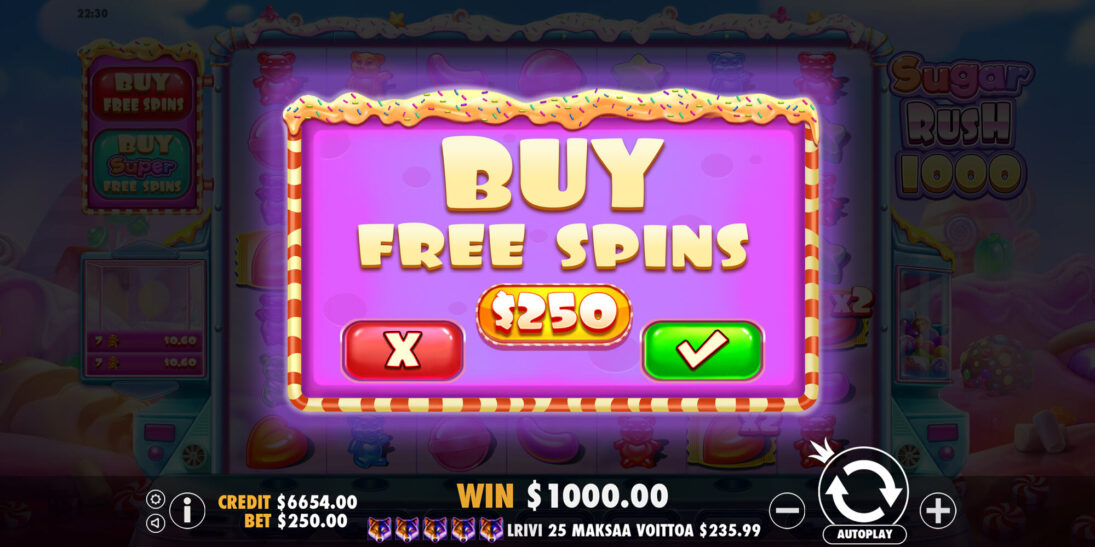 Sugar Rush 1000 buy feature desk 