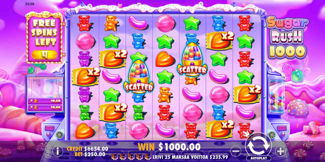 Sugar Rush 1000 freegame desktop 