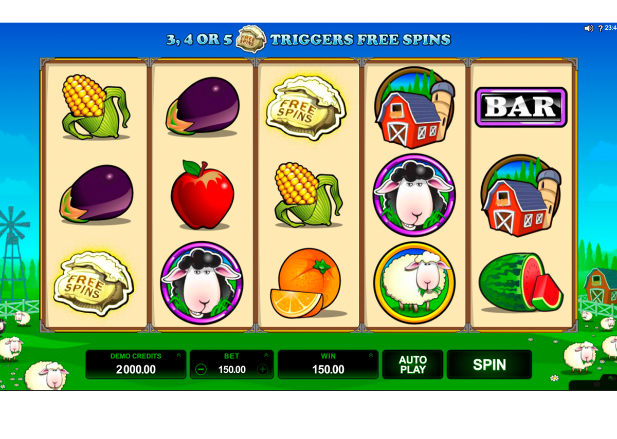bar bar black sheep 5 reel microgaming 