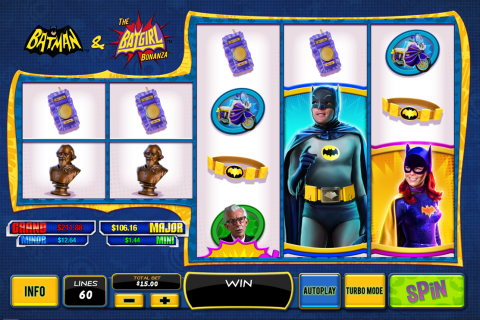 Batman the batgirl bonanza playtech 