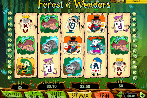 Forest of wonder playtech 