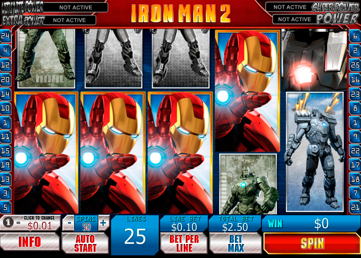 iron man 2 playtech 