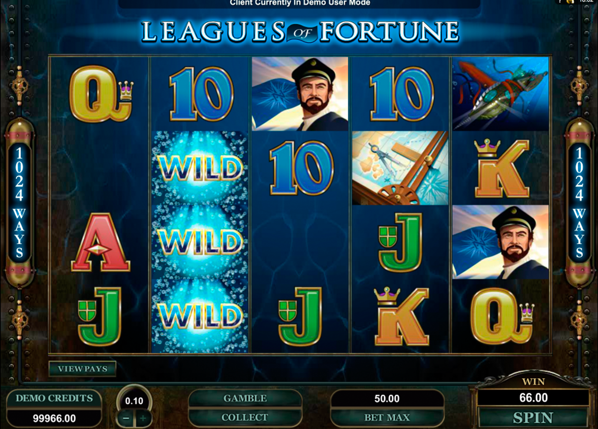leagues of fortune microgaming 