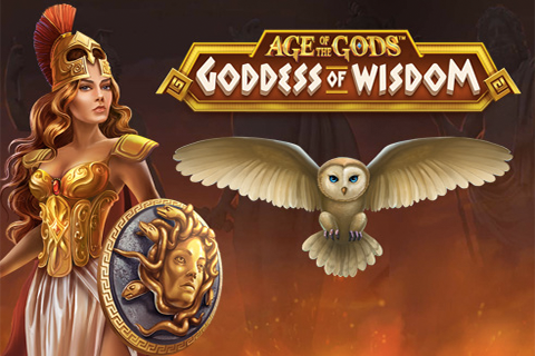 Logo age of the gods goddess of wisdom playtech 1 