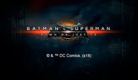Logo batman v superman dawn of justice playtech 