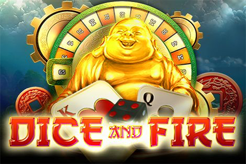 Logo dice and fire pragmatic 
