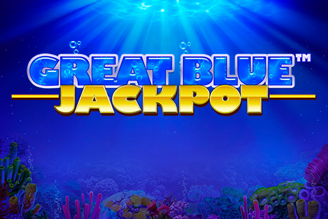 Logo great blue jackpot playtech 