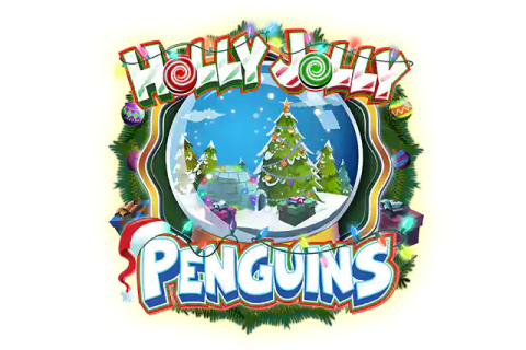 Logo holly jolly penguins microgaming 1 