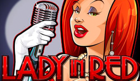 Logo lady in red microgaming 