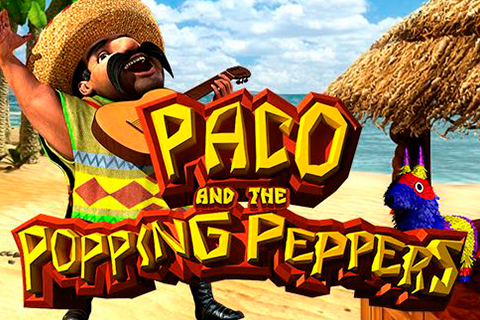 Logo paco and the popping peppers betsoft 