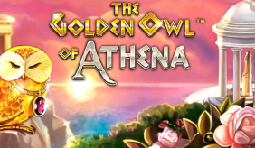 Logo the golden owl of athena betsoft 