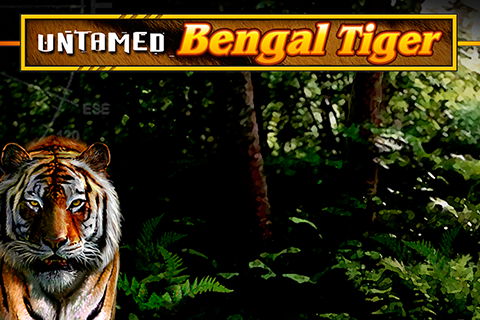 Logo untamed bengal tiger microgaming 