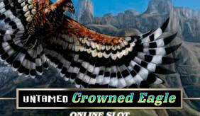 Logo untamed crowned eagle microgaming 