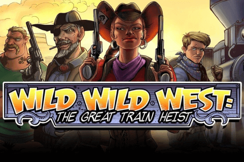 Logo wild wild west the great train heist netent 1 