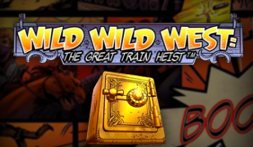 Logo wild wild west the great train heist netent 