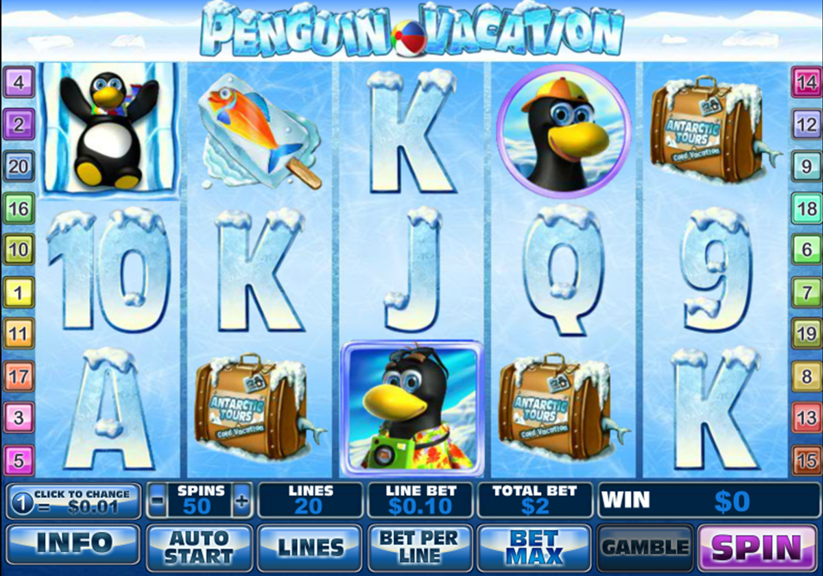 penguin vacation playtech 