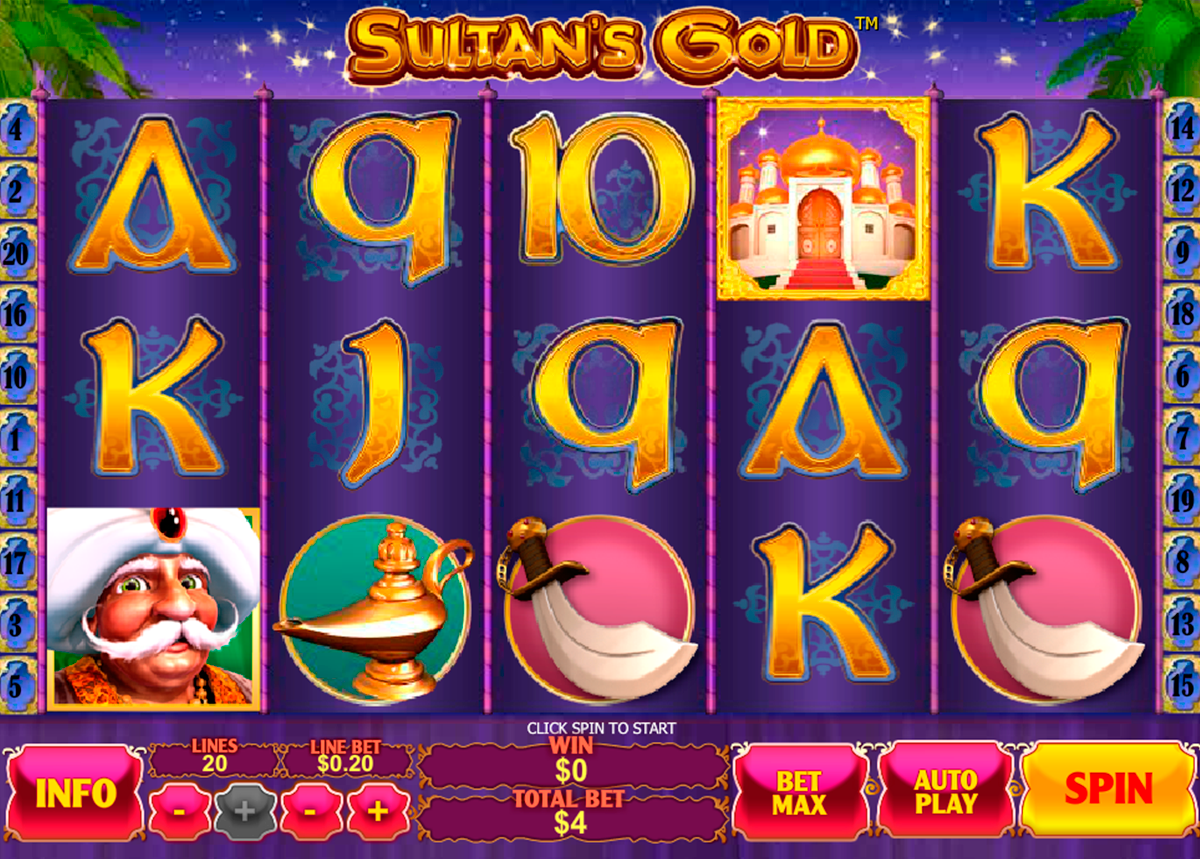 sultans gold playtech 