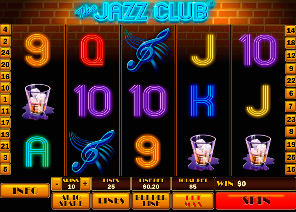 the jazz club playtech 