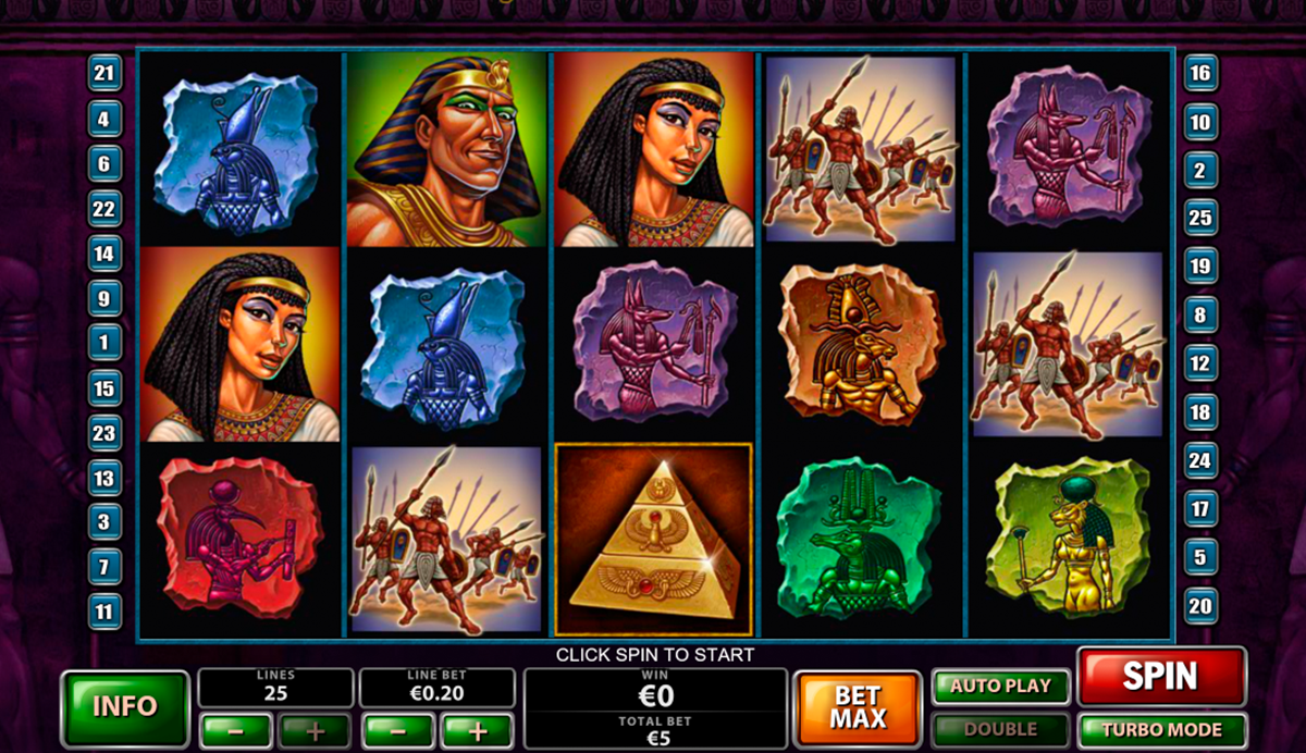 the pyramid of the ramesses playtech 