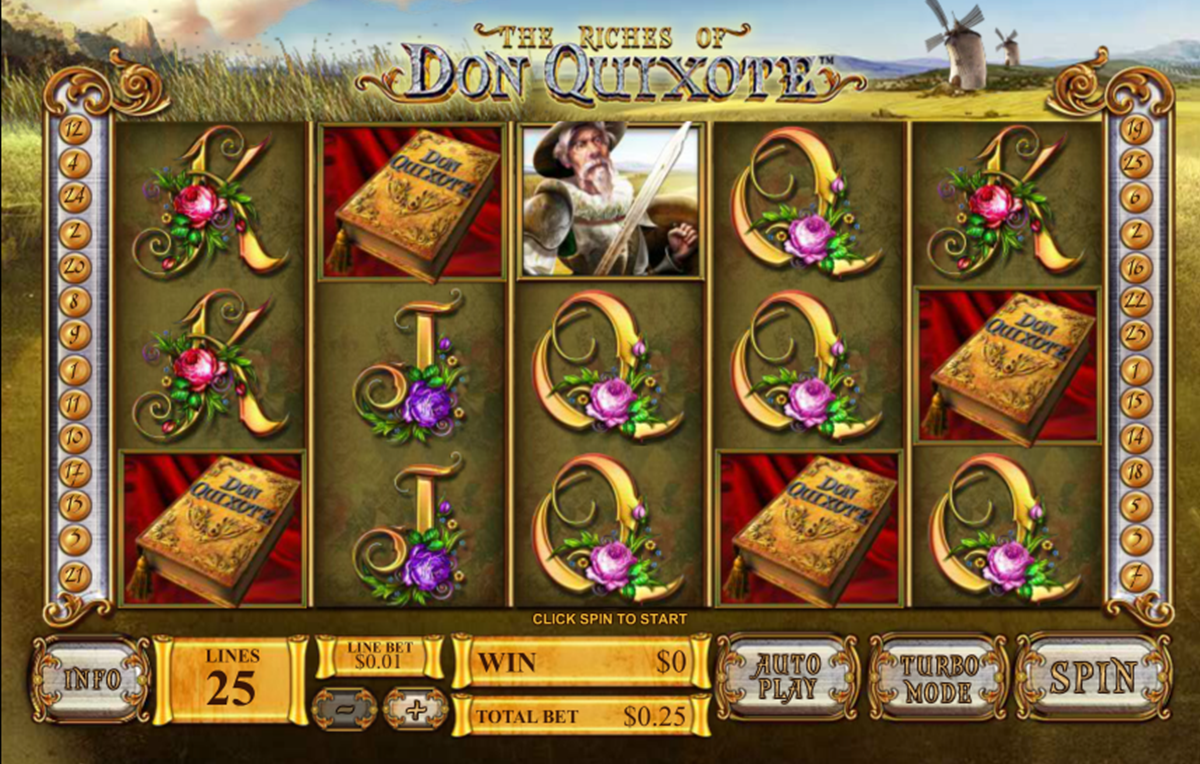 the riches of don quixote playtech 