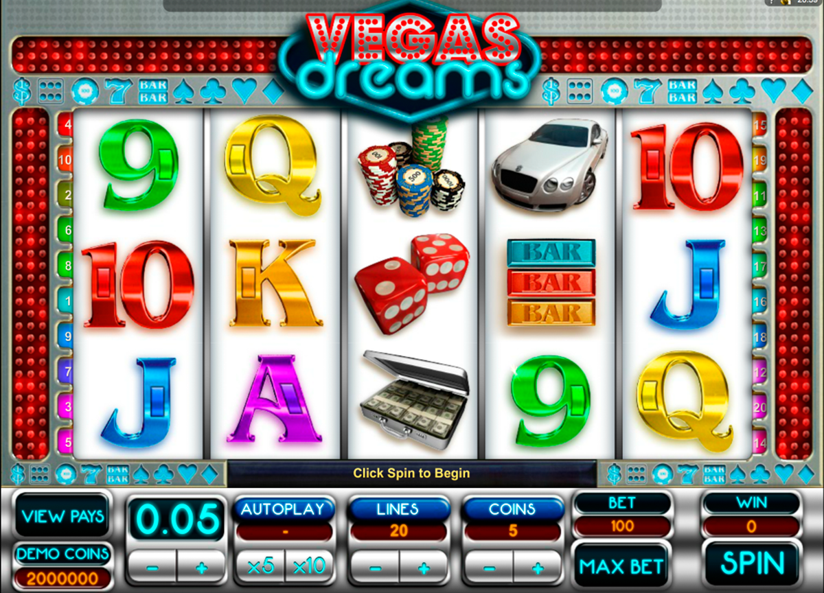 vegas dreams microgaming
